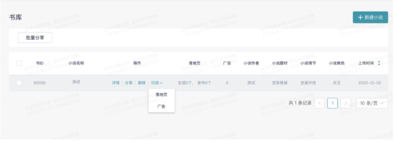 目前在快手投放小说广告的费用是多少？