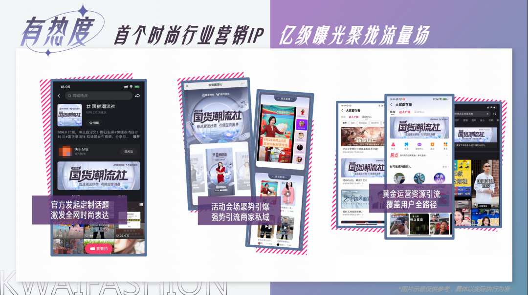 潮流是个永不停歇的话题。在快手投放广告,每天有超亿的老铁关注与潮流时尚相关的内容,无论是直播消费还是快手信息流广告种草,在变美变潮的道路上老铁永远奔跑在前线,追求潮流不掉队。 潮流是个永不停歇的话题。在快手投放广告,每天有超亿的老铁关注与潮流时尚相关的内容,无论是直播消费还是快手信息流广告种草,在变美变潮的道路上老铁永远奔跑在前线,追求潮流不掉队。