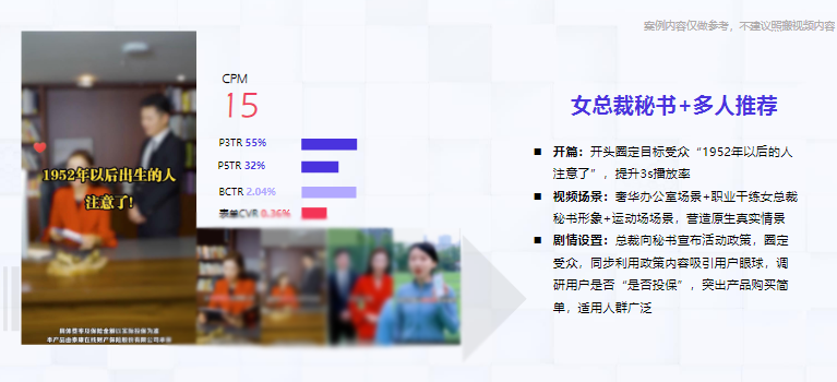 其他行业跑量视频-剧情类优秀案例 其他行业跑量视频-剧情类优秀案例
