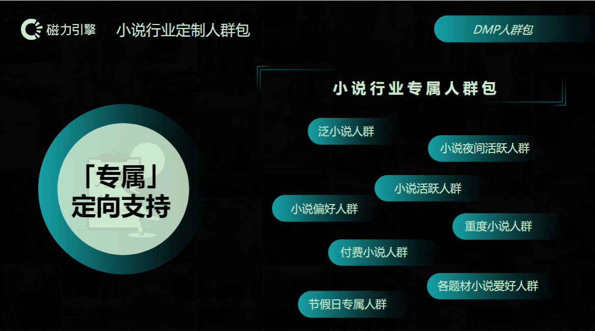 小说行业定制人群包