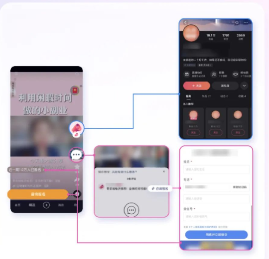 蓝V经营投放样式