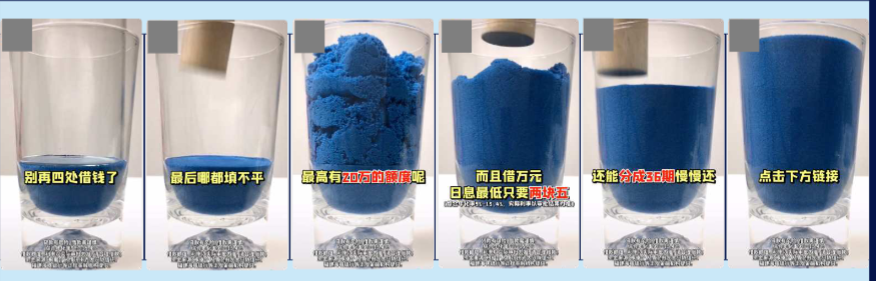 减压素材︰通常以减压类小素材，比如撞击、切开、磨平等物理强迫症现象作为视频底片;