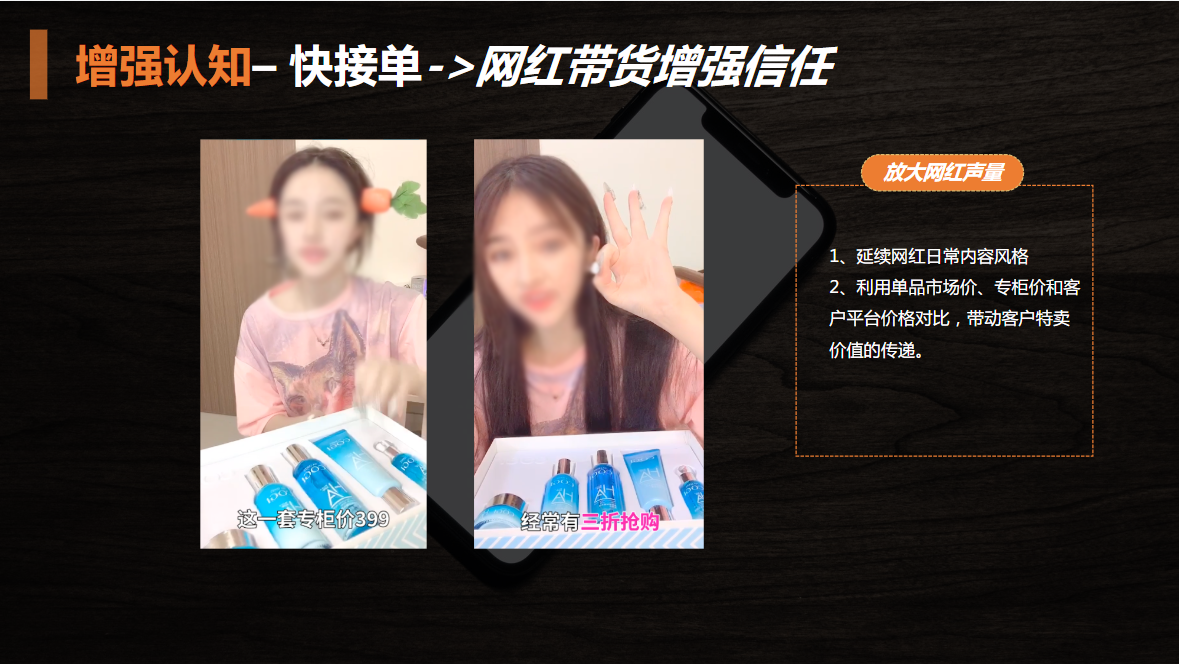 网红带货增强信任