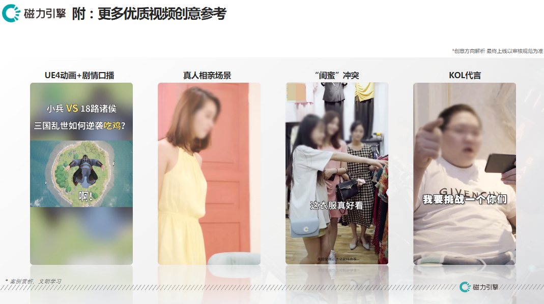 附:更多优质视频创意参考 附:更多优质视频创意参考