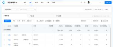 「推广管理」界面 