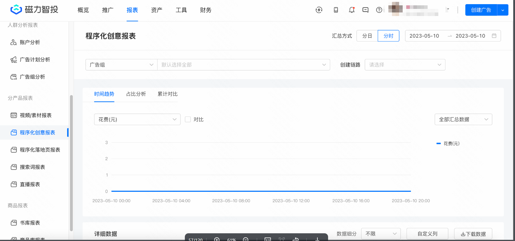 快手广告后台分模块介绍丨报表