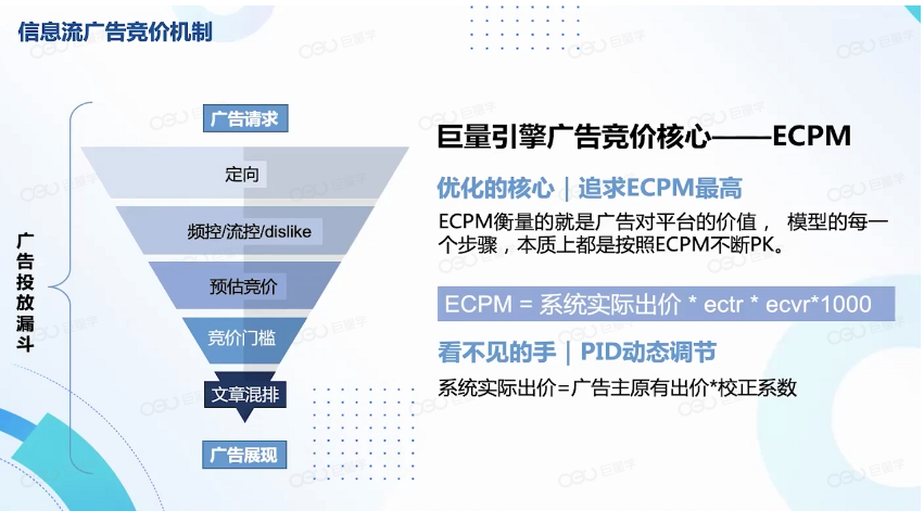 信息流广告竞价机制