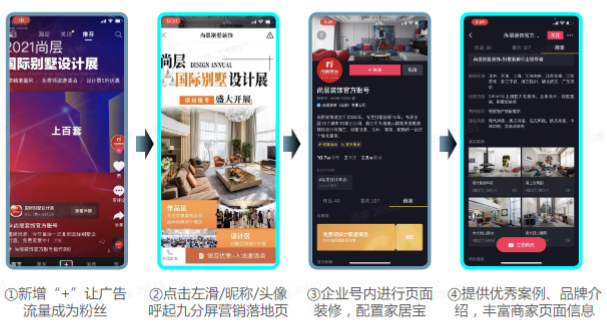 家居:精致落地页吸引潜客留资,号内组件承接快手广告流量 家居:精致落地页吸引潜客留资,号内组件承接快手广告流量