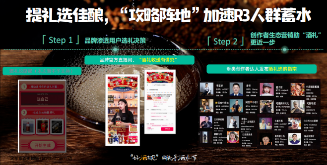 活动期间品牌官方将通过直播与短视频的方式,输出超全中秋酒礼选购攻略 活动期间品牌官方将通过直播与短视频的方式,输出超全中秋酒礼选购攻略