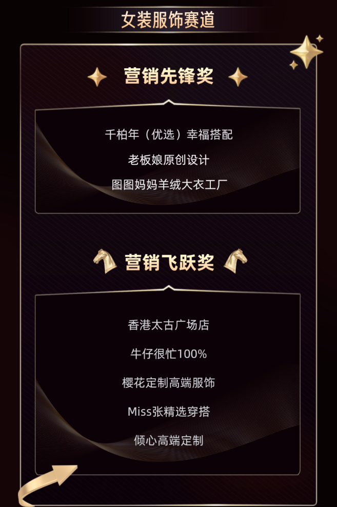 女装服饰赛道 女装服饰赛道