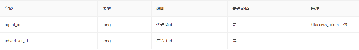 获取账号信息和开户资质 请求参数