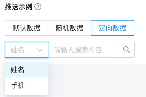 快手广告 推送示例 定向数据
