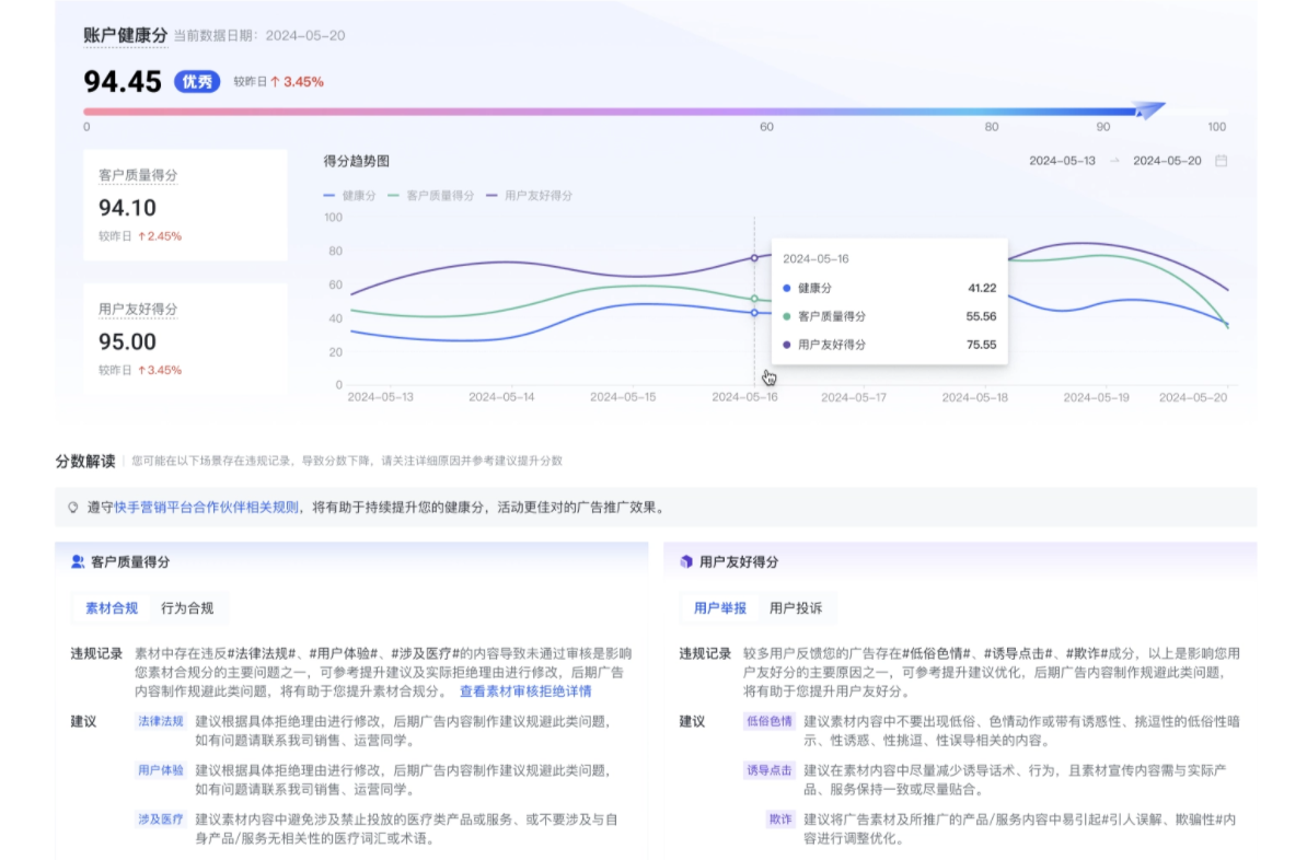 快手营销广告平台相关规定