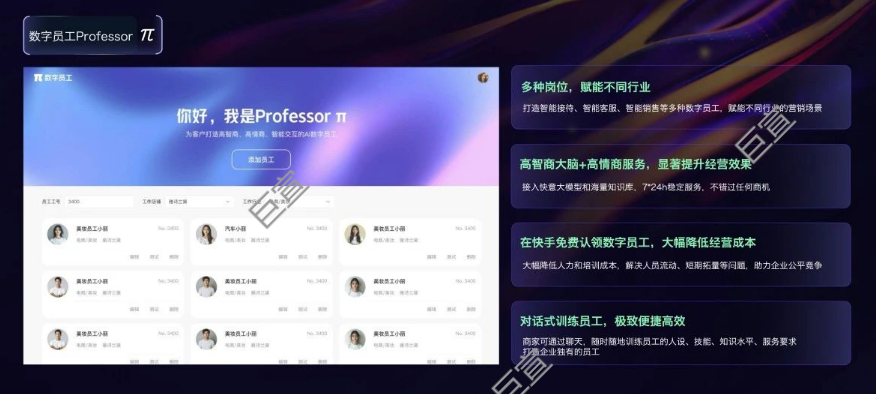 数字员工Professor π赋能不同行业的快手广告营销场景