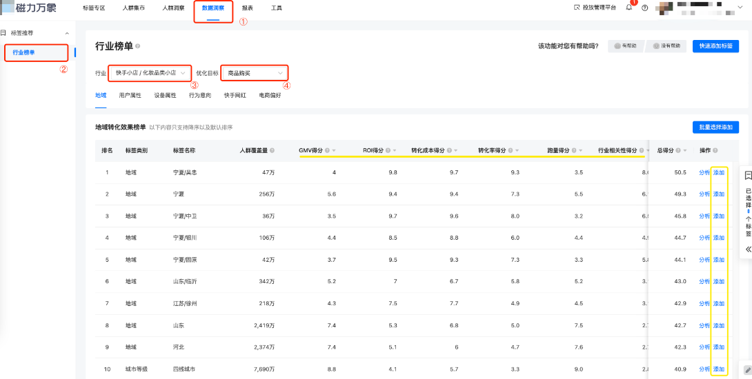 快手磁力万象后台数据洞察