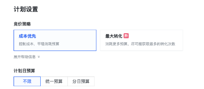 竞价策略设置
