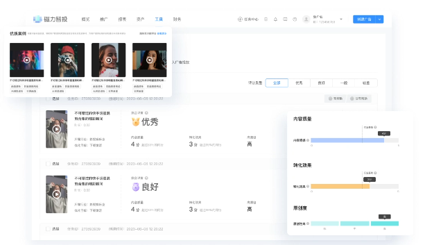 快手广告素材投前效果预估