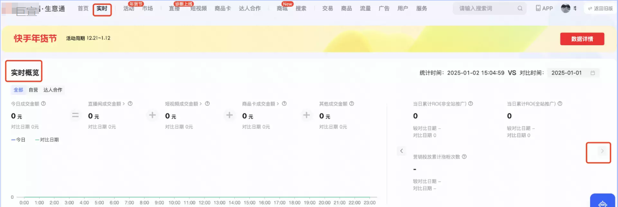 快手磁力金牛推广-实时-实时概览 快手磁力金牛推广-实时-实时概览