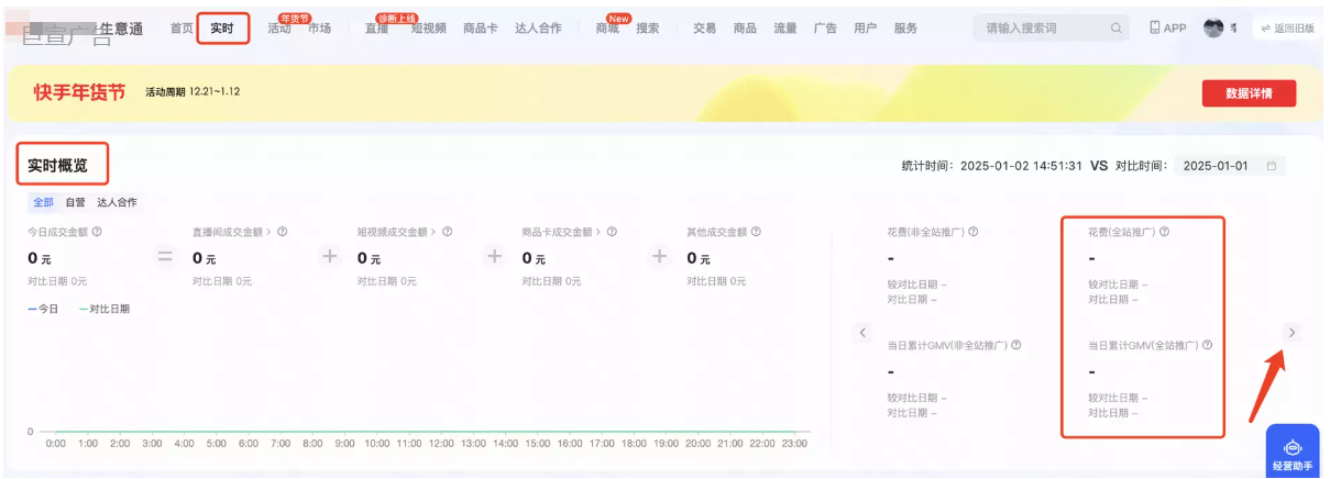 快手磁力金牛推广查看全站数据 快手磁力金牛推广查看全站数据