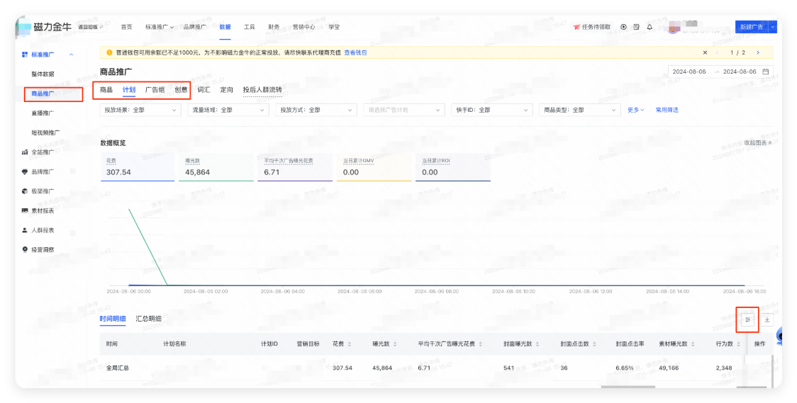 快手广告投放数据中心