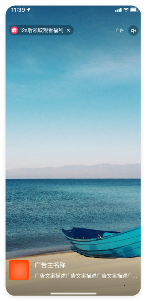 快手激励视频广告