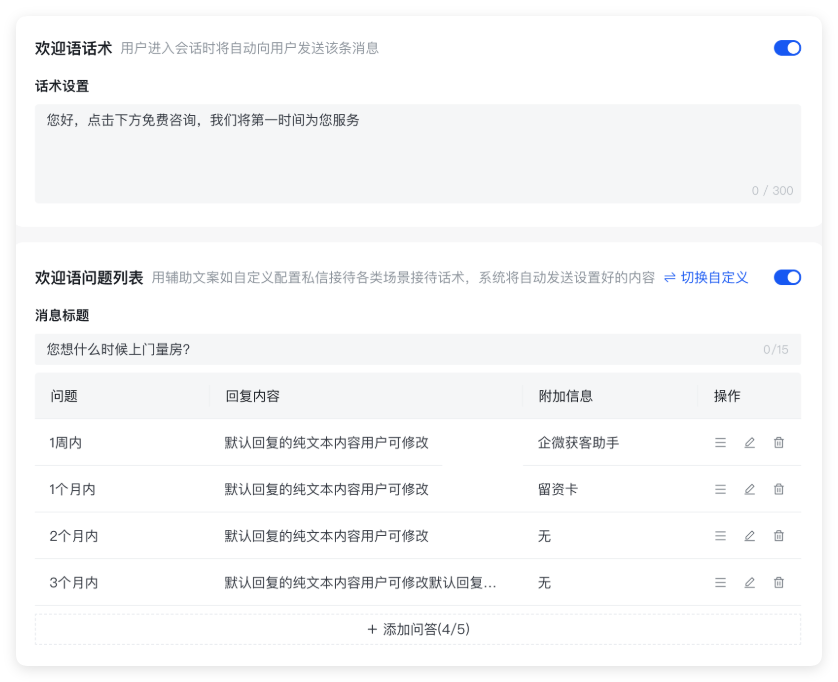 快手广告营销工具 - 问题列表配置