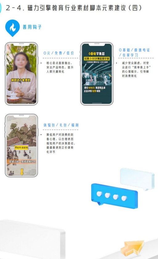 钩子要素突出免费低价与零门槛福利