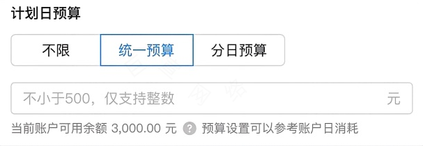 统一预算示意图