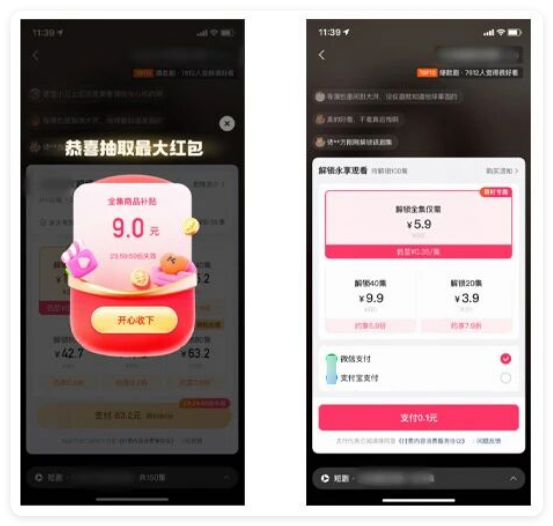 快手广告投放短剧行业 - 价格策略