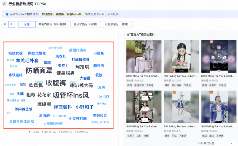 通过快手广告推广后台探查行业热门搜索词