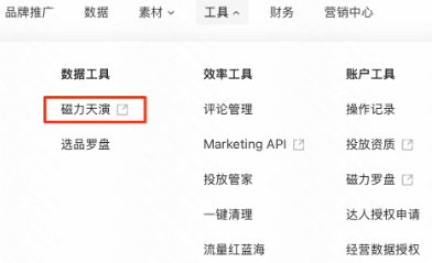 快手广告磁力天演