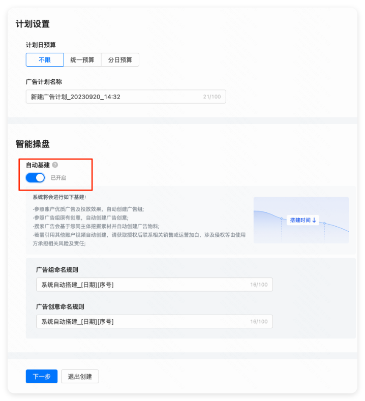 快手广告智能操盘 - 自动基建