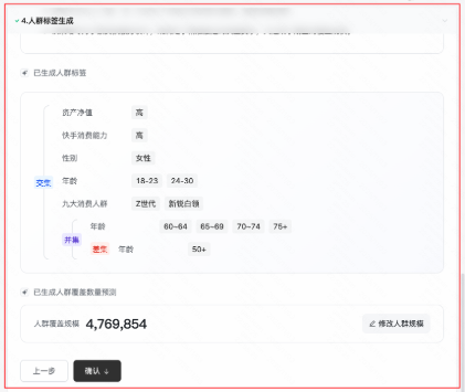快手广告人群标签生成