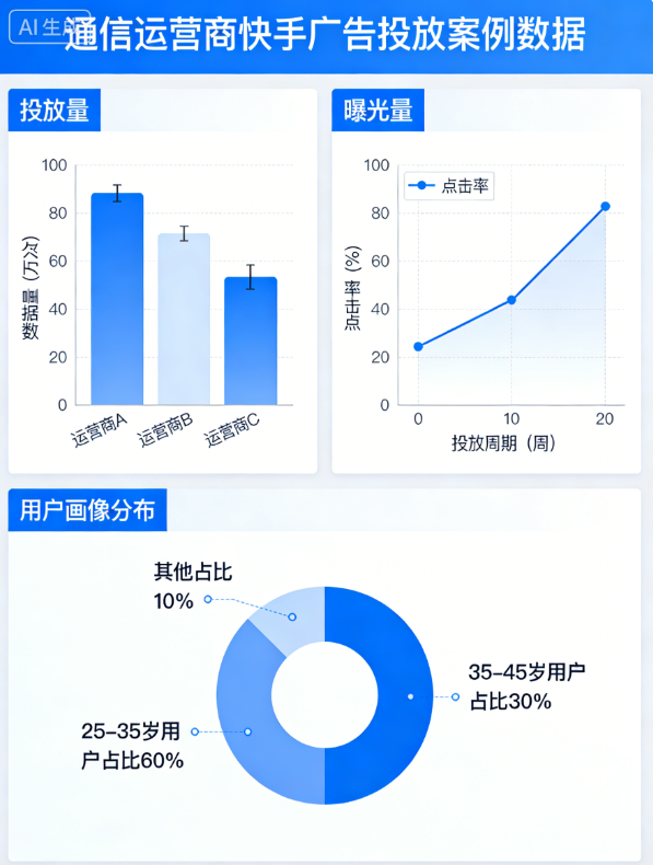 通信运营商投放快手广告案例