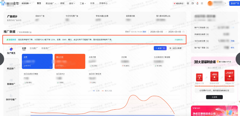 快手广告效果数据