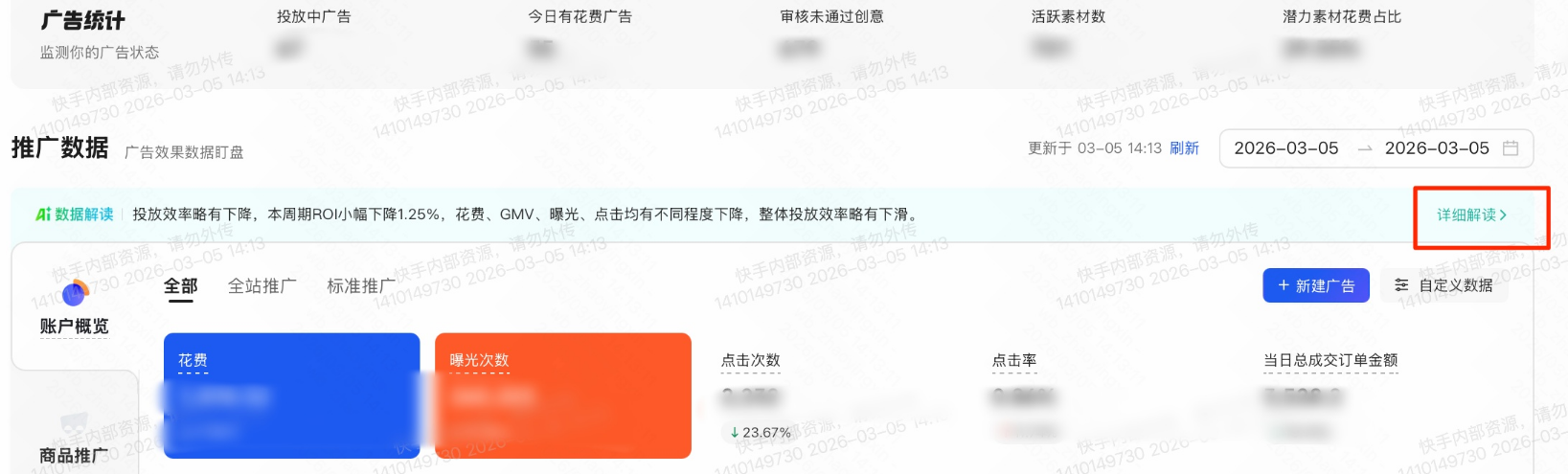 快手广告推广数据详细解读