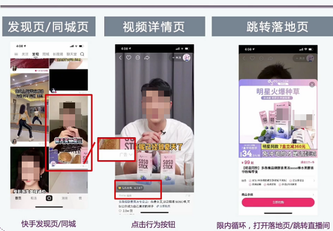 快手信息流广告封面