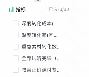 指标