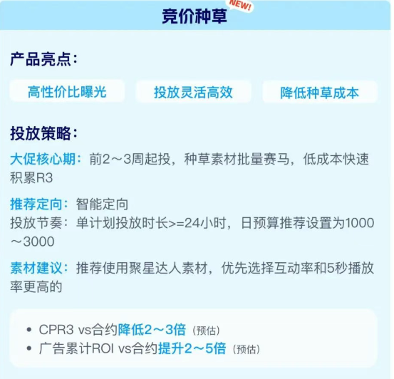 快手广告投放竞价种草 快手广告投放竞价种草