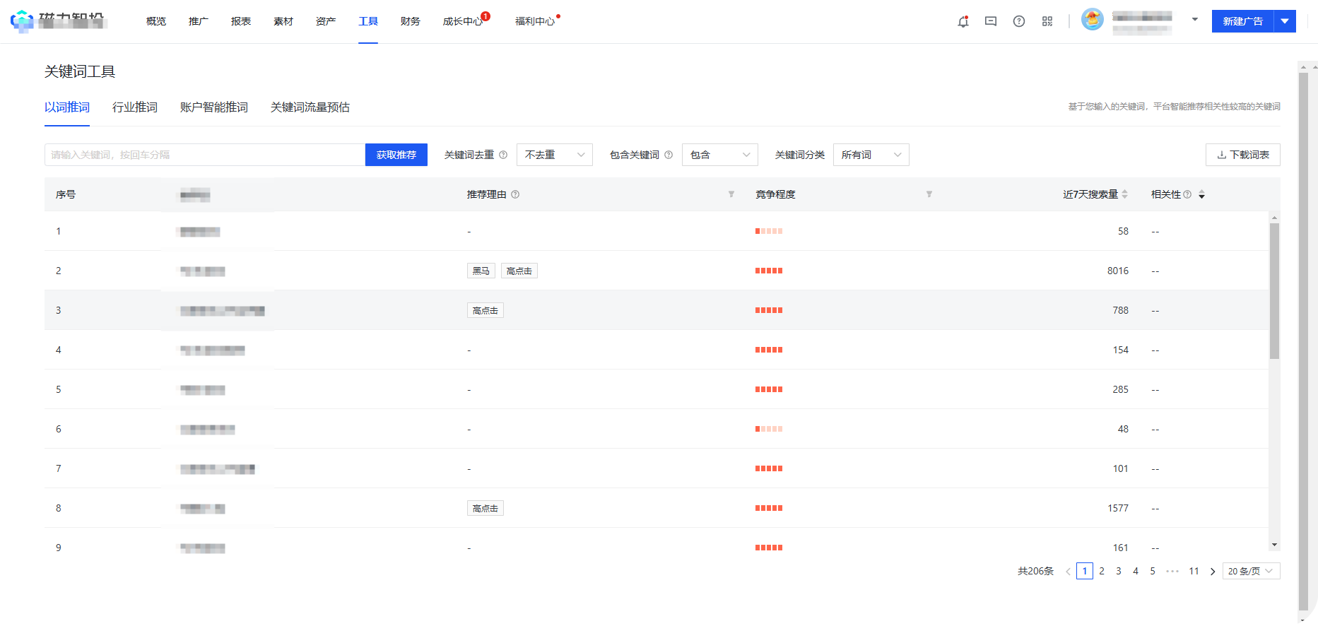 关键词工具 关键词工具