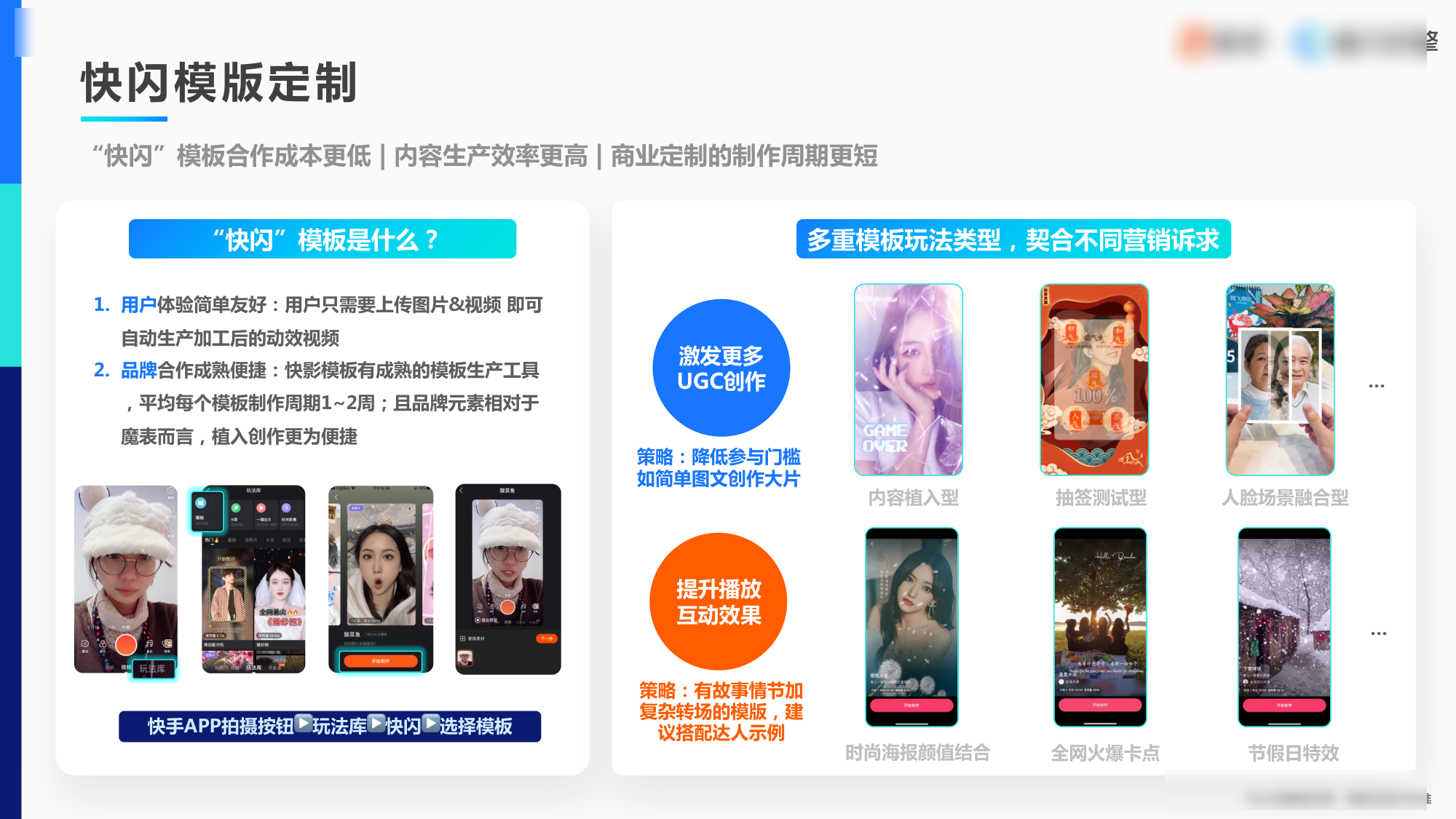 快手快闪模板加持挑战赛案例