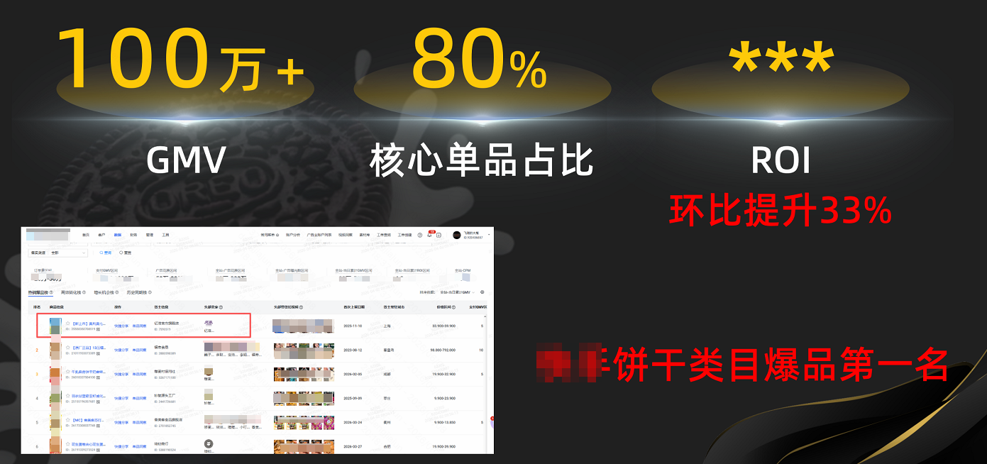 快手广告推广平台核心项目成果