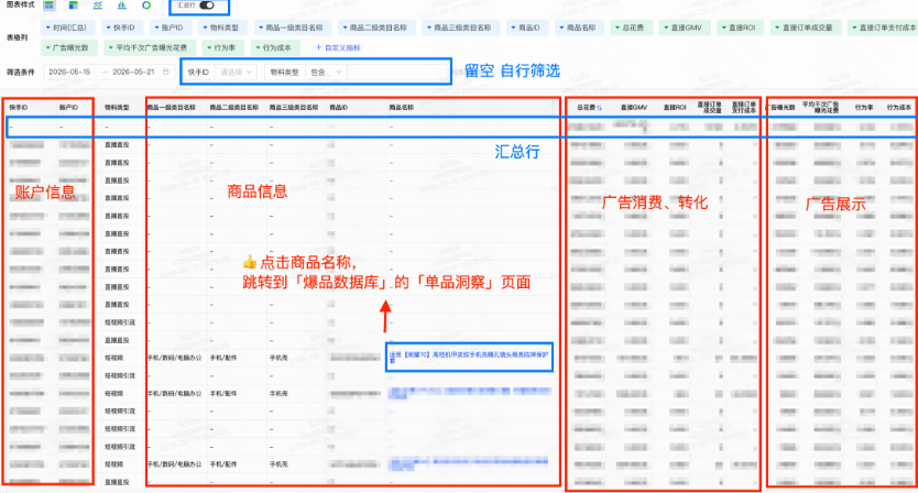 快手广告推广平台商品搭建演示