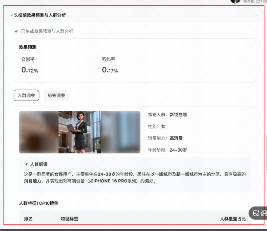 快手广告投前效果预测与人群分析 快手广告投前效果预测与人群分析