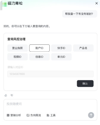 快手广告平台查询风控管理