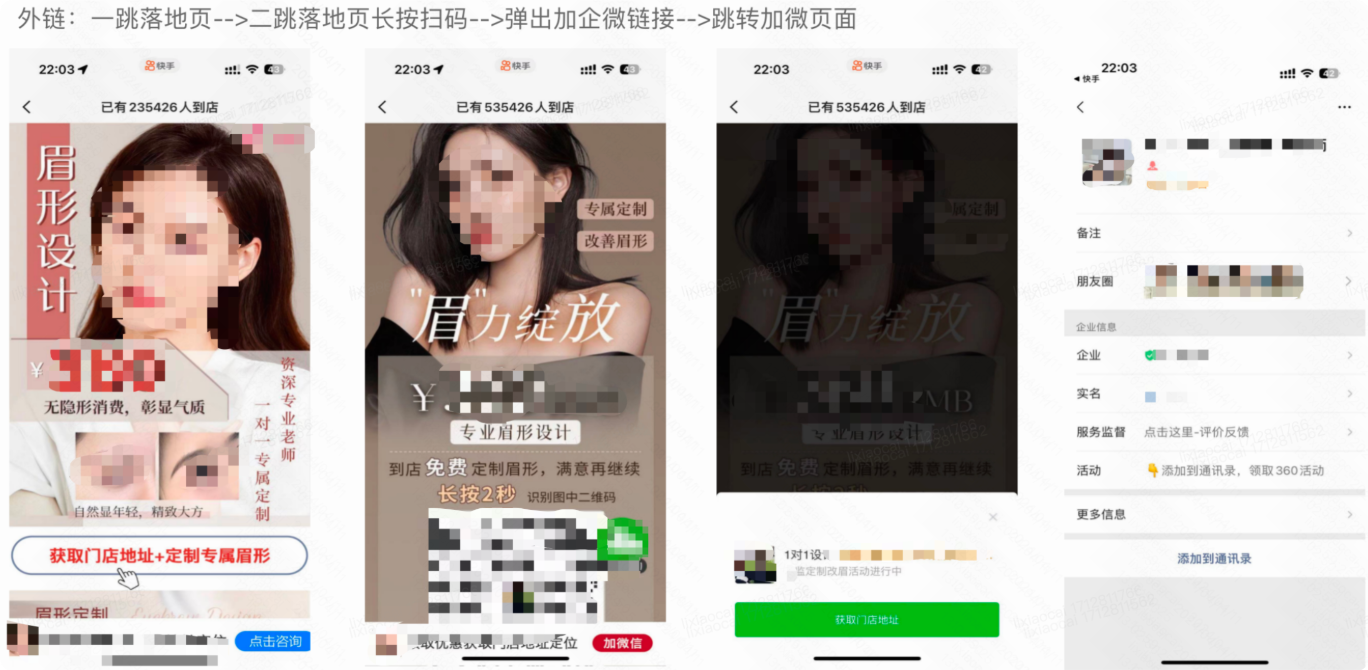 快手广告外链营销链路
