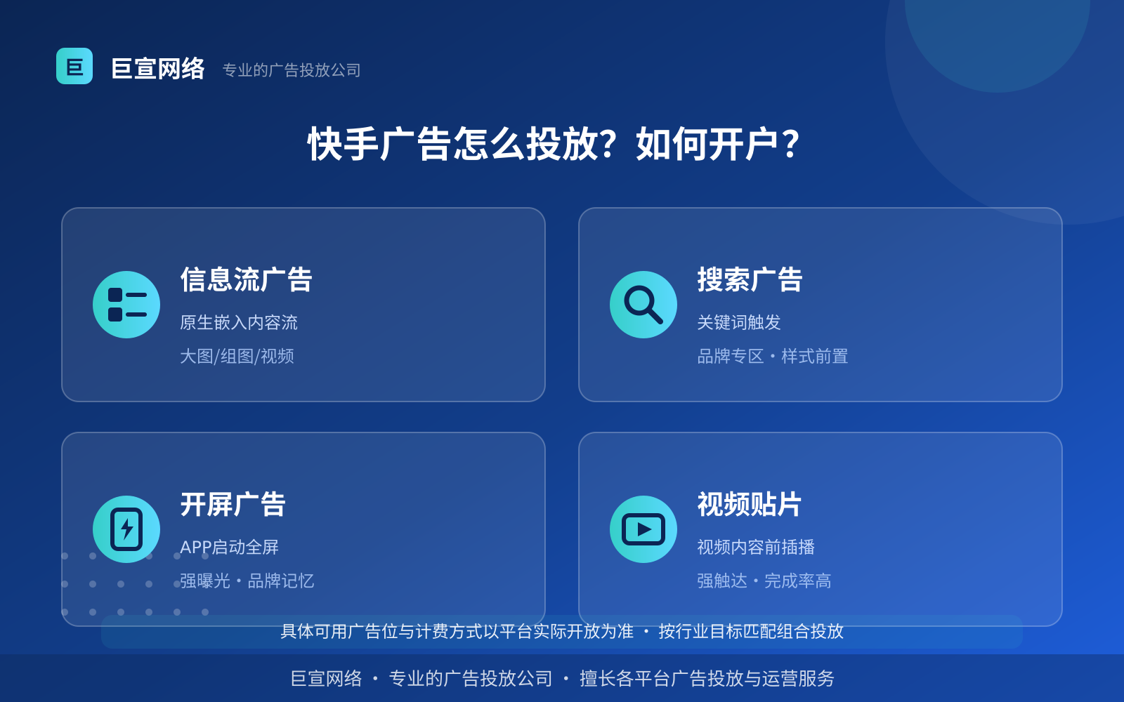 快手广告怎么投放?如何开户? 快手广告投放:快手广告怎么投放?如何开户?(费用与预算参考)