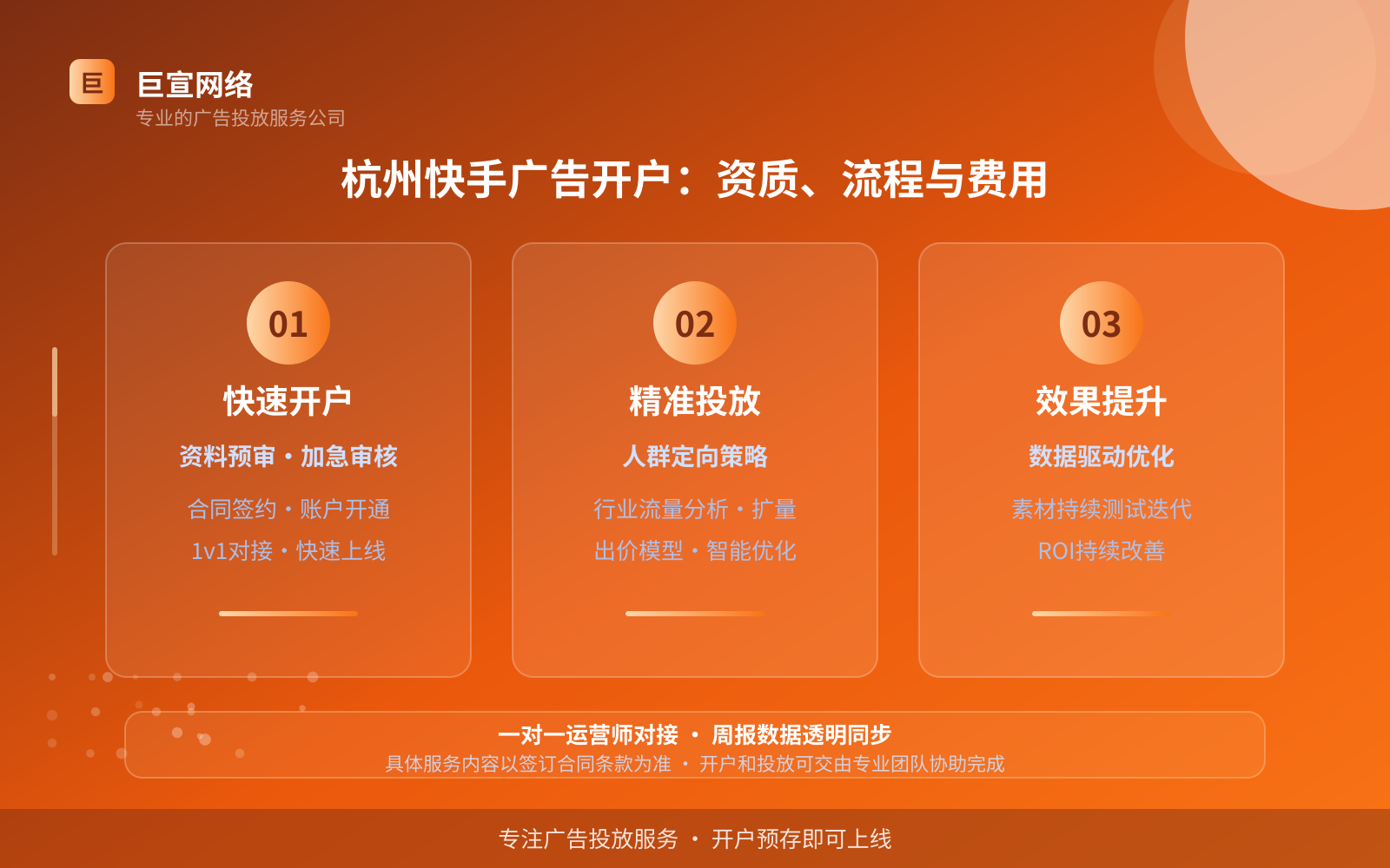 杭州快手广告开户:资质、流程与费用(服务内容介绍) 杭州快手广告开户:资质、流程与费用(服务内容介绍)