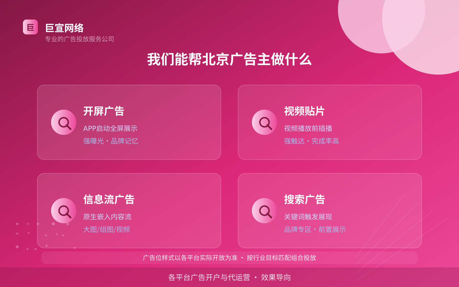 我们能帮北京广告主做什么(效果数据维度) 我们能帮北京广告主做什么(效果数据维度)